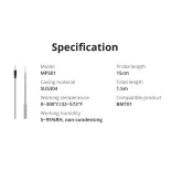Sonoff MPS01 hőmérő bővítő készlet BMT01 BBQ húshőmérőhöz (2 db hőmérő)
