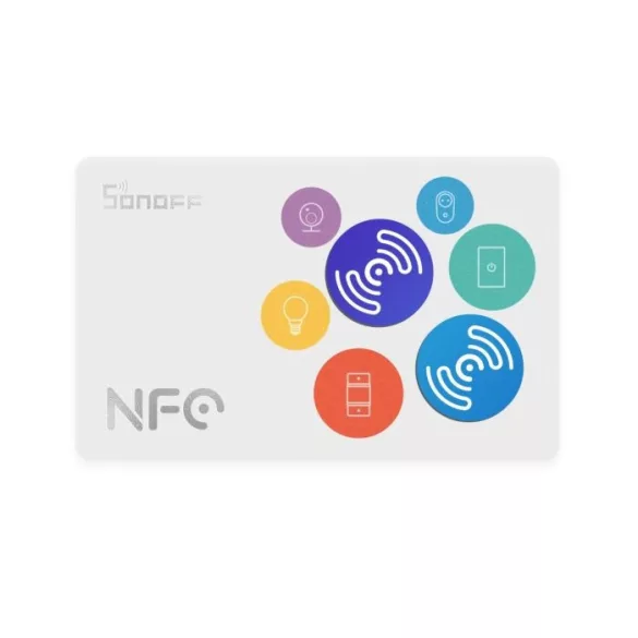Sonoff NFC chipes matrica (egy kártyán 2 db)