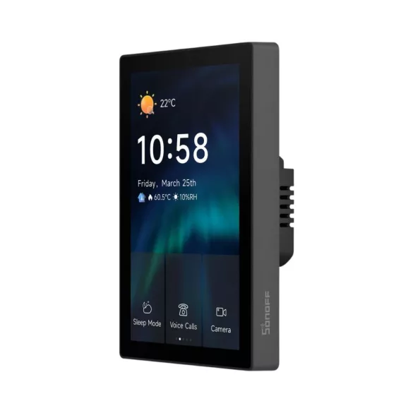 Sonoff NSPanel Pro 120 – vezérlőpanel, eWeLink-Remote hub, Wi-FI, Zigbee, szürke