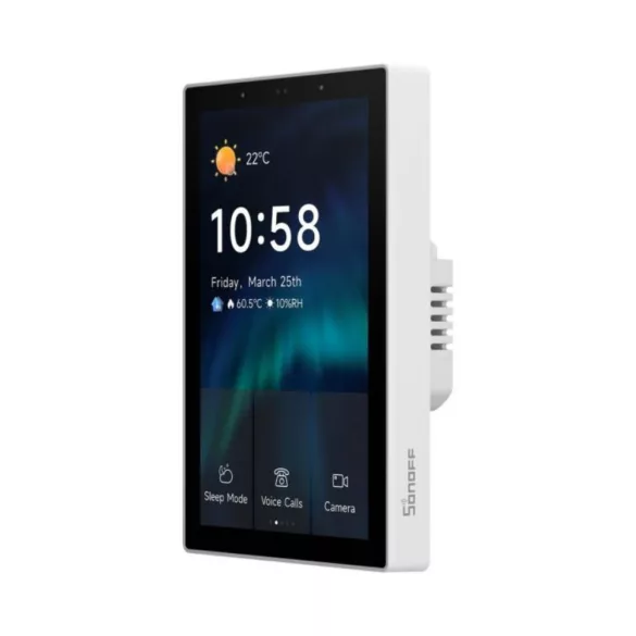 Sonoff NSPanel Pro 120 – vezérlőpanel, eWeLink-Remote hub, Wi-FI, Zigbee, fehér
