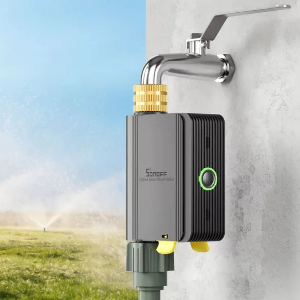 Sonoff Hydro ONE Lite –  okos vízszelep, áramlásmérő nélkül, Zigbee, fekete (SWV-ZNE)