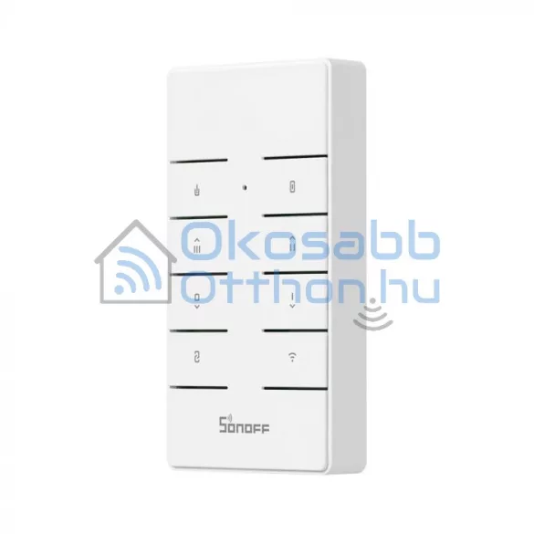 Sonoff RM433 (R2) – 8 gombos RF távirányító, RF433