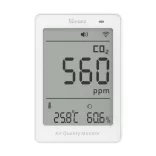 SONOFF AirGuard CO2 SAWF-08P – levegőminőség-érzékelő, Matter, Wi-Fi, fehér
