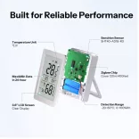 SONOFF AirGuard TH SNZB-02DR2 – hőmérséklet és pára érzékelő, LCD kijelzővel, Zigbee, fehér