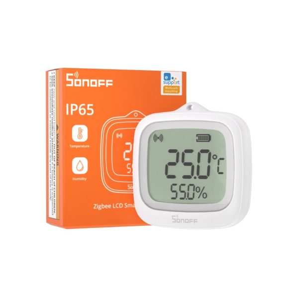 Sonoff SNZB-02WD – kültéri hőmérő és pára szenzor képernyővel, Zigbee 3.0 (SNZB-02WD)