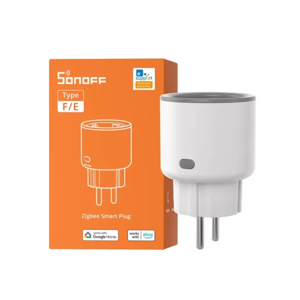 Sonoff iPlug S60 – okoskonnektor, fogyasztásmérés, Zigbee 3.0 (S60ZBTPF)