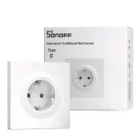 SONOFF WS01STPF-E – hagyományos fali aljzat, Fusion Orb kerethez, fehér