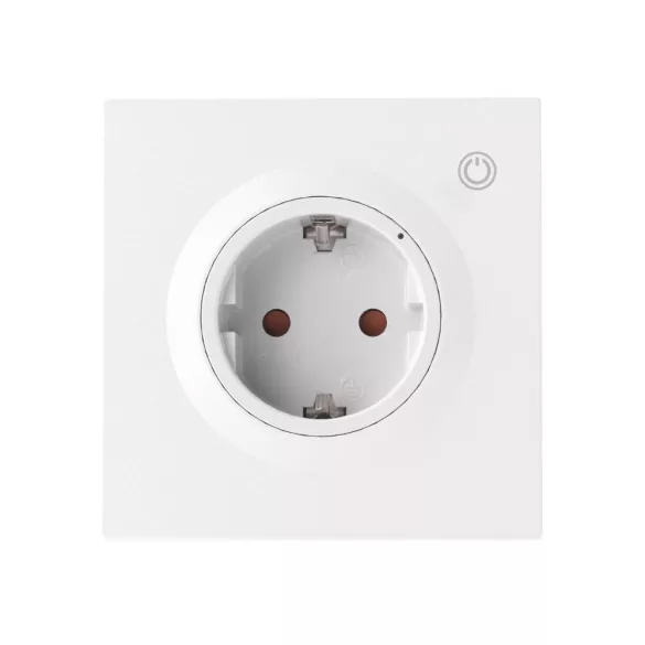 Sonoff Orb Socket Matter Over WiFi Smart Wall Socket  – okos fali dugalj Fusion Orb kerethez, fogyasztás méréssel, Wi-Fi, Matter, fehér (WS01TPF-E)