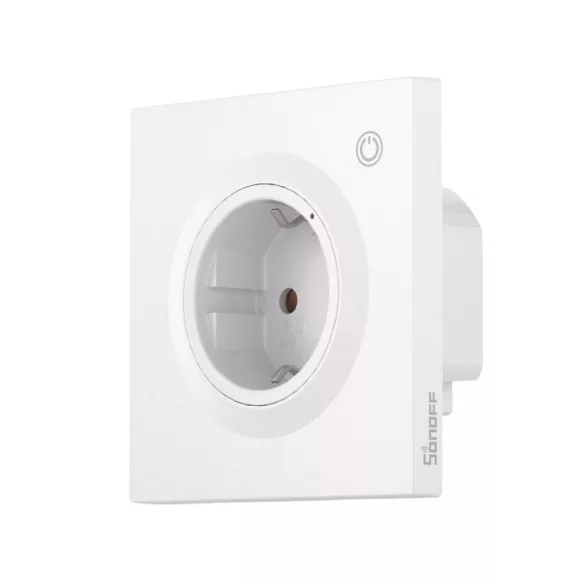 Sonoff Orb Socket Matter Over WiFi Smart Wall Socket  – okos fali dugalj Fusion Orb kerethez, fogyasztás méréssel, Wi-Fi, Matter, fehér (WS01TPF-E)