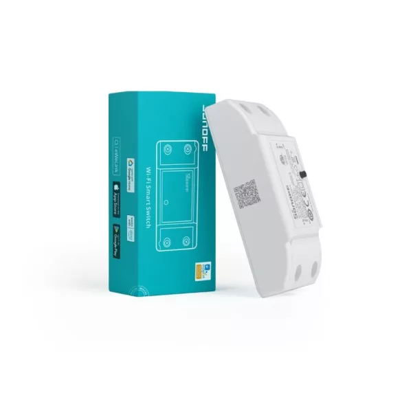 Sonoff Basic R4 – 1 áramkörös relé, Wi-Fi, eWeLink-Remote (BASICR4)