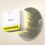 Sonoff MINI DUO-L 2-Gang Zigbee Smart Switch (No Neutral) – két áramkörös, csak fázis mini relémodul, Zigbee (MINI-ZB2GS-L)