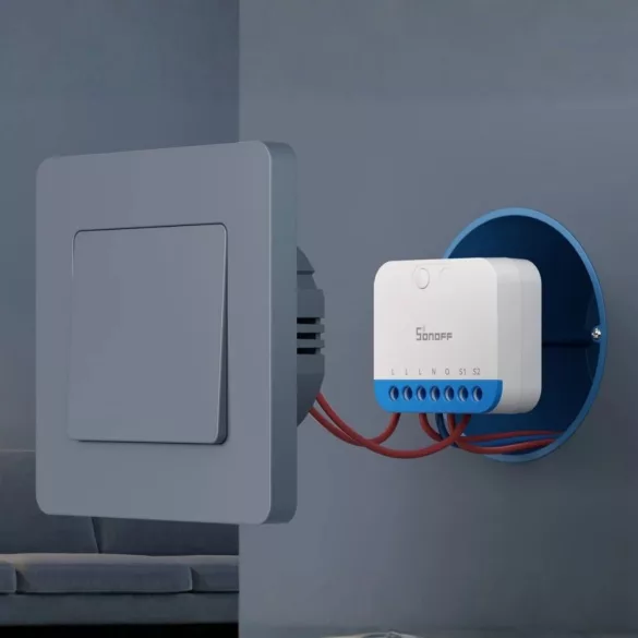 Sonoff MINI-ZBDIM Zigbee Dimmer Switch – fényerőszabályzó modul, fogyasztásmérős, Zigbee
