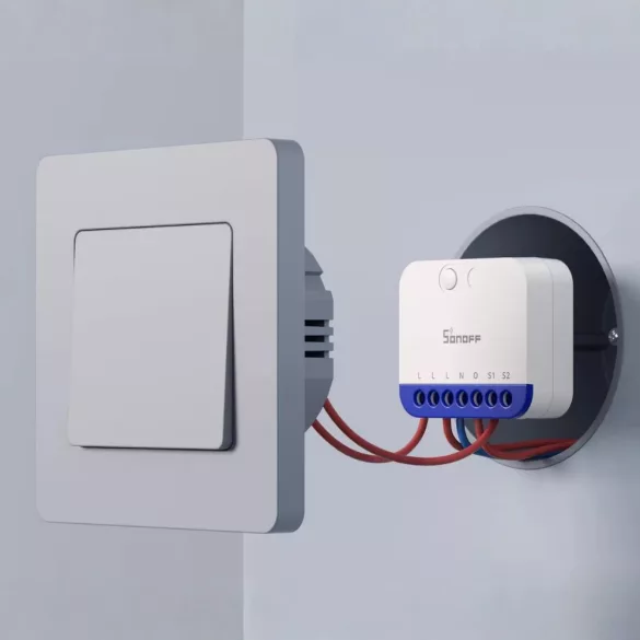 Sonoff MINI-DIM Dimmer Switch – fényerőszabályzó modul, fogyasztásmérős, Matter, Wi-Fi
