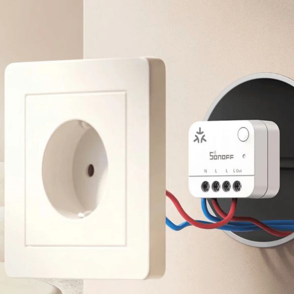 Sonoff Matter Over WiFi Power Meter  – 1 áramkörös fogyasztásmérő, Matter, Wi-Fi (MINI-1GP)