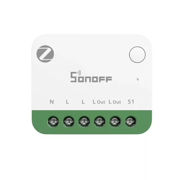Sonoff MINI ONE PM –  relé modul, 1 áramkörös, fogyasztásmérős, Zigbee, Bluetooth (MINI-ZB1GSP)