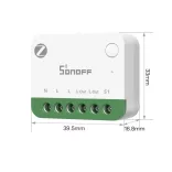 Sonoff MINI ONE PM –  relé modul, 1 áramkörös, fogyasztásmérős, Zigbee, Bluetooth (MINI-ZB1GSP)
