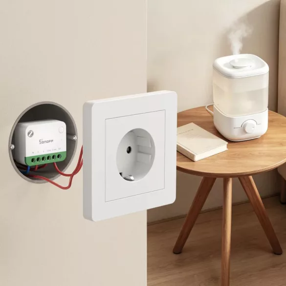 Sonoff MINI ONE PM –  relé modul, 1 áramkörös, fogyasztásmérős, Zigbee, Bluetooth (MINI-ZB1GSP)