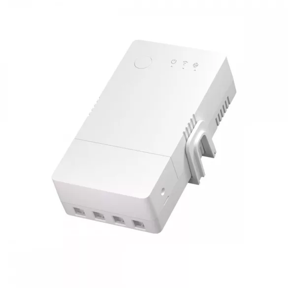 Sonoff TH16 Origin (R3) – relé, hőmérő bemenettel, 16A, DIN, Wi-Fi (THR316)