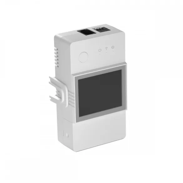 Sonoff TH16 Elite (R3) – relé, hőmérő bemenettel, 16A + dry contact, DIN, Wi-Fi (THR316D)