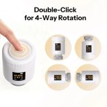 Sonoff TRV Gen2 – termosztatikus radiátorszelep, IPS kijelzővel, Zigbee, Bluetooth, fehér (TRV-ZBT)