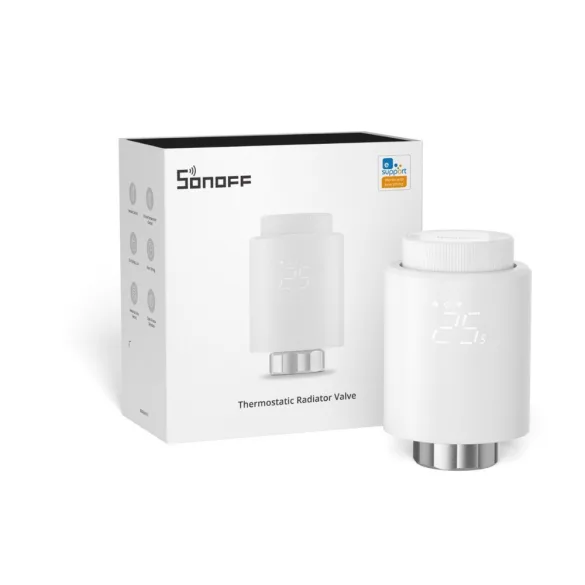 Sonoff Thermostatic Radiator Valve – radiátorszelep, Zigbee (TRVZBR)