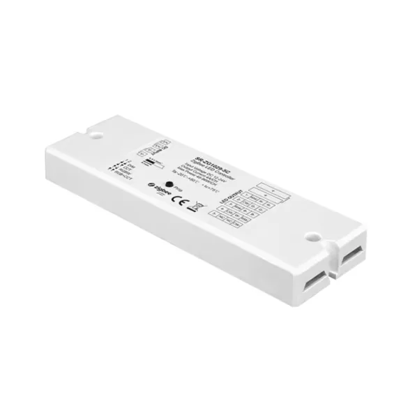 Sunricher Zigbee 4-az-1-ben RGBW / RGB CCT LED vezérlő,  4A/csatorna, 12/24V DC (SR-ZG1029-5C)