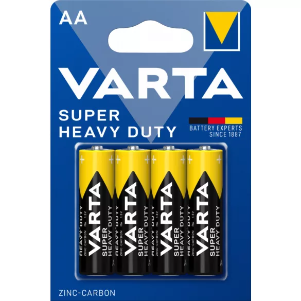 Varta Super Heavy Duty AA ceruzaelem (4 db)