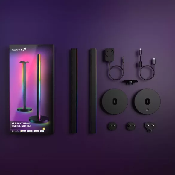 Yeelight Beam RGBIC Light Bar – asztali gamer világítás, Wi-Fi, Matter (YLFWD-0021)