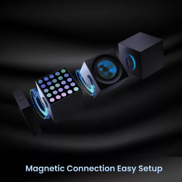 Yeelight Cube MATRIX Extension – asztali gamer lámpa Kiegészítő, Wi-Fi, Matter (YLFWD-0007)