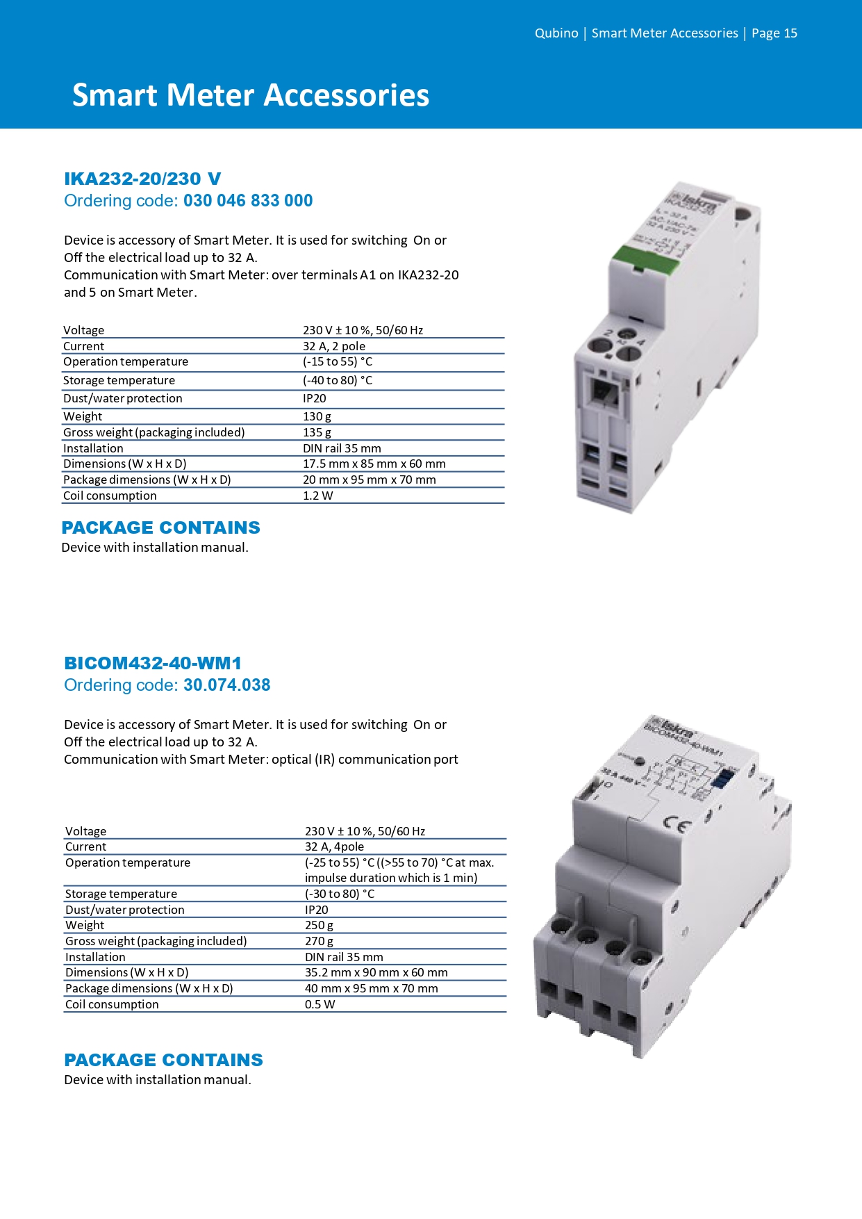Qubino Bistable Switch (BICOM432-40-WM1)