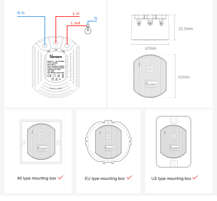 Sonoff D1 Dimmer