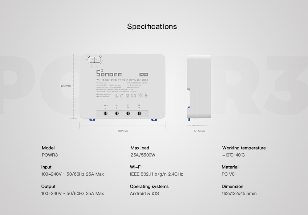 Sonoff Pow R3