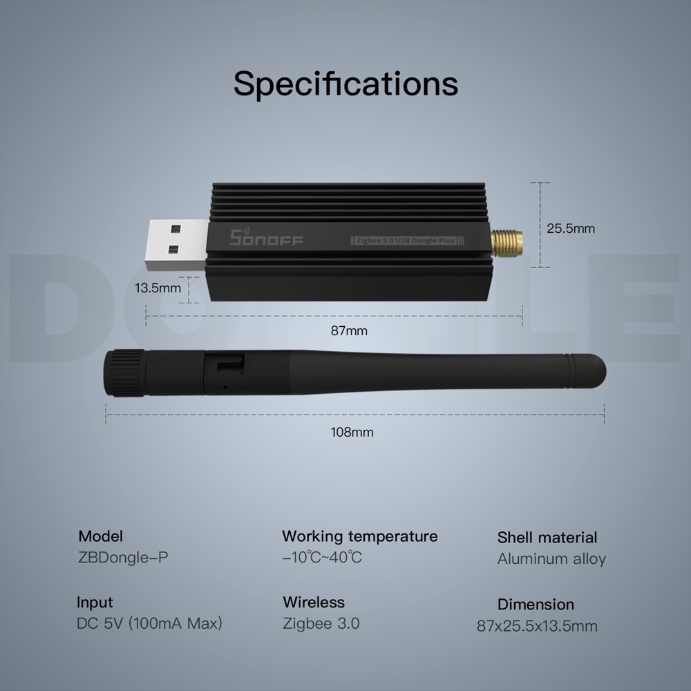 Sonoff ZigBee 3.0 USB Dongle Plus USB adapter